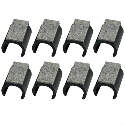 Zilimontt Stuhlgleiter 25 mm, U-förmige Möbelbodenschoner mit Filzgleiter zur Geräuschreduzierung und Stabilität, passend für 19 mm/25 mm Freischwinger-Stuhlbeine, schützt Holz, (19 mm) von Zilimontt