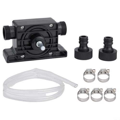 Zilimontt Tragbare Schnellbohrpumpe, 3400 U/min, 900 l/h, Aufsatz, Kunststoffschlauchzubehör (SKU) von Zilimontt