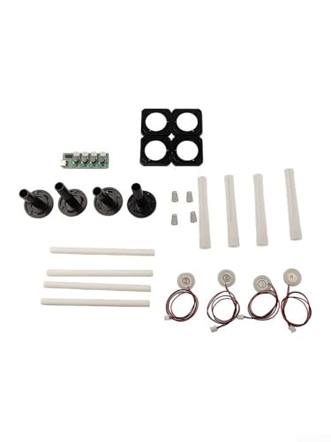 Zilimontt Typ-C-Luftbefeuchter-Set mit Nebelhersteller-Treiberplatine, 4 Zerstäuberköpfen, ABS-Material, 5 V DC-Eingang, 2,5–3 W Leistung, 108 kHz Frequenz, stabil (Modul-Set 2) von Zilimontt