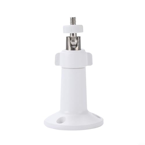 Zilimontt Überwachungskamera-Halterung mit 360° Drehung und 90° Neigung, verstellbarer PC + ABS-Sockel für Innen- oder Außenüberwachung, Wand oder Decke (weiß) von Zilimontt