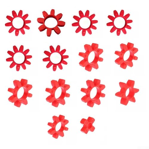 Zilimontt Urethan-Kupplung, Spinnen-Einsatz, GR14 auf GR125, offene Mitte, flexible Wellenkupplungskomponente für Industriemaschinen, Antrieb, Fördersysteme, Pumpen und Drehen (GR75) von Zilimontt