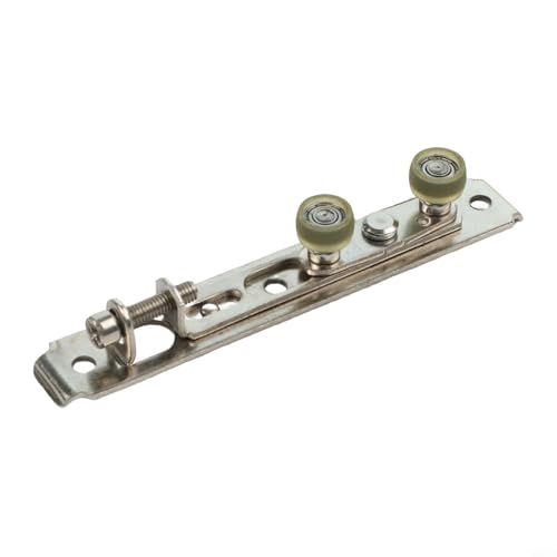 Zilimontt Verstellbare Führungsrolle für Schiebetüren, mit oberem Radlager, Eisen- und Gummi-Konstruktion, 3 Höhenoptionen, reibungsloser Kugellagerbetrieb für (19,5 x 18 mm) von Zilimontt