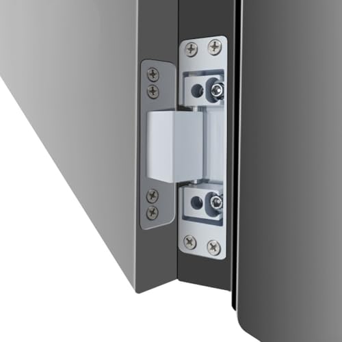 Zilimontt Verstellbares Türscharnier aus Zinklegierung, 114 x 28 mm, strapazierfähig, verdecktes 2D-Scharnier mit 110° Öffnungswinkel für Inneneingang, Schrank und Badezimmertüren, Schwarz oder Weiß Zilimontt Verstellbares Türscharnier aus Zinklegierung, 114 x 28 mm, strapazierfähig, verdecktes 2D-Scharnier mit 110° Öffnungswinkel für Inneneingang, Schrank und Badezimmertüren, Schwarz oder Weiß von Zilimontt