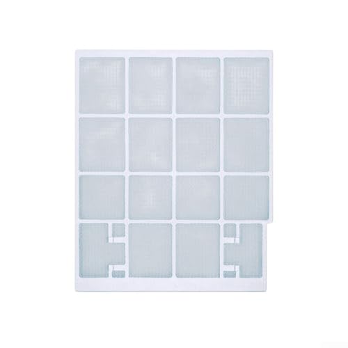 Zilimontt Wandmontierte Klimaanlagen-Filterabdeckung, staubdicht, kompatibel mit Innengeräten, einfach zu installieren, langlebiger Kunststoff-Luftauslassschutz zum Reduzieren (90 x 100 cm) von Zilimontt