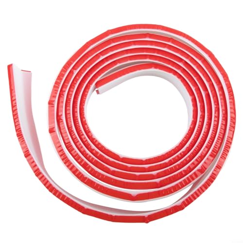 Zilimontt Wasserbarriere-Haltestreifen für Duschwanne und Waschbecken, aus Silikon mit Doppelklebeband, misst 4 5 cm Breite und 1 5 cm Höhe für Wassermanagement (3 Meter) von Zilimontt