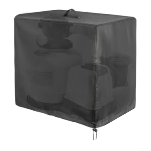 Zilimontt Wasserdichte Sandfilteranlage Abdeckung für Intex Krystal Poolpumpe, Sandfilterpumpe für Poolabdeckung, Pool Sandfilteranlage Abdeckung, 55x50x62cm von Zilimontt