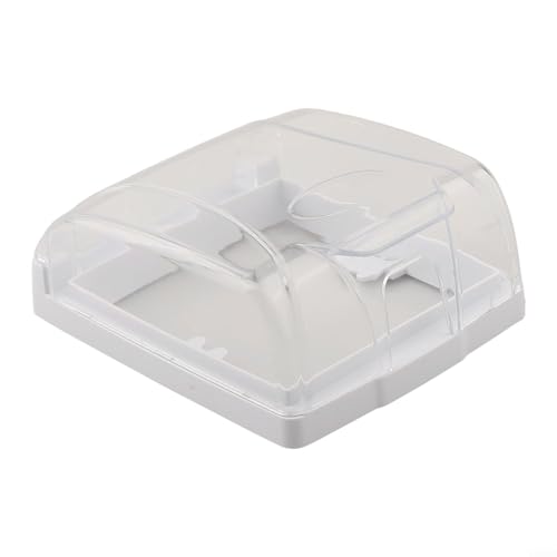 Zilimontt Wasserdichte transparente Türklingelabdeckung mit tiefer regendichter Traufe PC-Kunststoff Wetterschutz für kabellose Türklingel oder Zugangskontrollsystem, Schilder von von Zilimontt