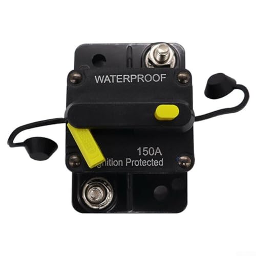 Zilimontt Wasserdichter manueller Reset-Leitungsschutzschalter, 30–300 A, 12–48 V Gleichstrom, IP67, Hochstrom, Thermo-Auslösesicherung für Auto, Boot, Wohnmobil, LKW, Yacht, Geländewagen, mit Zilimontt Wasserdichter manueller Reset-Leitungsschutzschalter, 30–300 A, 12–48 V Gleichstrom, IP67, Hochstrom, Thermo-Auslösesicherung für Auto, Boot, Wohnmobil, LKW, Yacht, Geländewagen, mit von Zilimontt