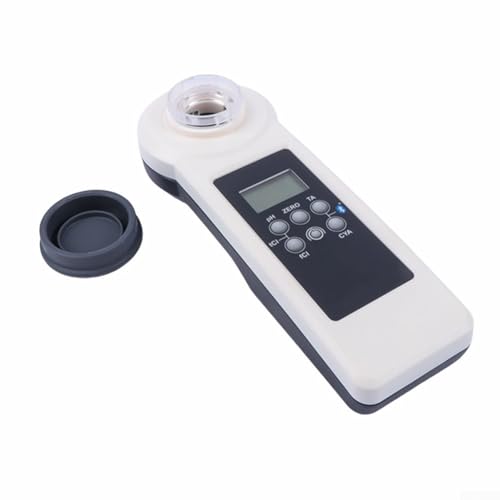 Zilimontt Wasserqualitätstestgerät 2.0 Photometer Handheld Pool Wasserqualität Analyzer 10 Parameter LED Bildschirm IP68 Wasserdicht Automatische Abschaltung Batteriebetrieben von Zilimontt
