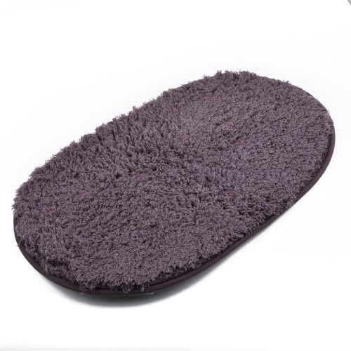Zilimontt Weiche Plüsch-Bodenmatte mit rutschfester Unterseite, wasserabsorbierender Duschteppich für Badezimmer, Schlafzimmer, Küche und Flur (grün) von Zilimontt
