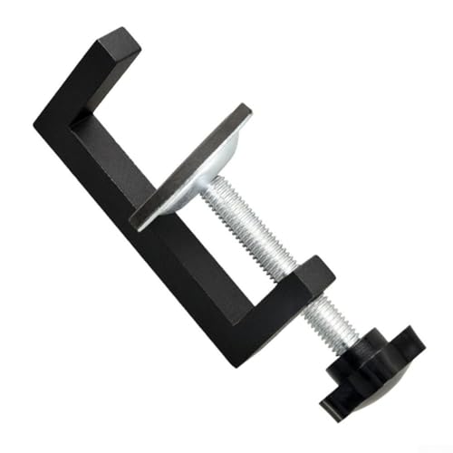 Zilimontt Wendbare Holzbearbeitung C-Klemme 10-57mm Metall G-Klemme mit verlängerter Basis zum stabilen Spannen auf Desktops, Werkbank und Tisch, geeignet für Holz, Kunststoff, von Zilimontt