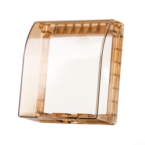 Zilimontt Wetterfeste Steckdosenabdeckung für Außenwandschaltersteckdose, IP14 wasserdicht und staubdicht, schützendes ABS-Gehäuse mit transparenter Schale und starker Haftung, (A) von Zilimontt