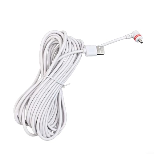 Zilimontt Wetterfestes Stromkabel und Adapter, kompatibel mit Ring Spotlight Cam Plus/Pro und für Reolink Argus Pro, 7,6 m/10 m langes Ladekabel mit Magnetanschluss für (7,6 m) von Zilimontt