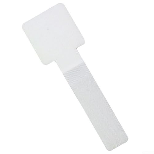 Zilimontt Wiederverwendbare Nylon-Kabelbinder, verstellbare Draht-Organizer mit Schnellverschluss für Zuhause, Büro, Schreibtisch-Management, robuste Mehrzweck-Kordelbänder für (weiß), 50 Stück von Zilimontt