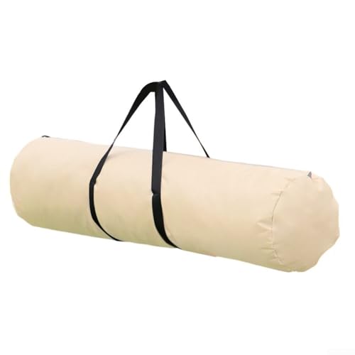 Zilimontt Zelt-Aufbewahrungstasche | große Camping-Stangentasche | Oxford-Pavillon-Behälter | wasserdichter Überdachungs-Ausrüstungs-Organizer | für Outdoor-Wanderabenteuer (beige 29 x 120 cm) von Zilimontt