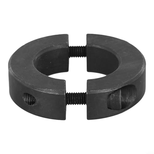 Zilimontt Zweiteilige Stahlschelle mit geteiltem Schaft, 12–40 mm Innendurchmesser, schwarzes Oxid-Finish, versenkte Schraubenköpfe, hohe axiale Haltung, beschädigungssichere Passform für harte oder Zilimontt Zweiteilige Stahlschelle mit geteiltem Schaft, 12–40 mm Innendurchmesser, schwarzes Oxid-Finish, versenkte Schraubenköpfe, hohe axiale Haltung, beschädigungssichere Passform für harte oder von Zilimontt