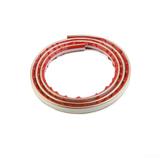 Zugängliche 3D PVC Eckleiste 1M für einfaches und elegantes Heimwerken (Gold gefüttert) von Zilimontt