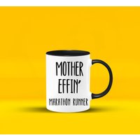 Marathon Läufer Geschenk, Marathan Partner Expletives Geschenk Für Läufer, Beste Tasse Zum Geburtstag Oder Weihnachten von ZillionsColor