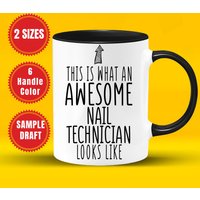 Nageltechniker Geschenk, Tasse, Best Nail Tech Ever, Manicurist Geschenk Wertschätzung, Nageltechnik Abschluss Nageltechniker Geschenk, Tasse, Best Nail Tech Ever, Manicurist Geschenk Wertschätzung, Nageltechnik Abschluss von ZillionsColor