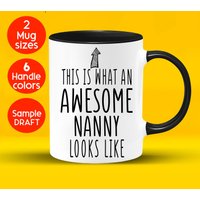 Nanny Geschenk, Tasse, Neue Dankesgeschenk, Kaffeetasse Weihnachtsgeschenk Geburtstagsgeschenk Nanny Geschenk, Tasse, Neue Dankesgeschenk, Kaffeetasse Weihnachtsgeschenk Geburtstagsgeschenk von ZillionsColor