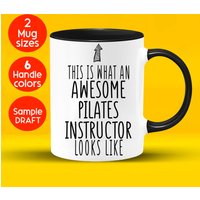 Pilates Lehrer Geschenk, Tasse, Studio, Weihnachtsgeschenk, Geburtstagsgeschenk, Personalisierte Pilateslehrer Kaffeetasse Pilates Lehrer Geschenk, Tasse, Studio, Weihnachtsgeschenk, Geburtstagsgeschenk, Personalisierte Pilateslehrer Kaffeetasse von ZillionsColor