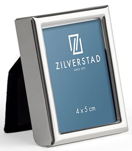 Zilverstad 8023231 Fotorahmen Passbild Mini 4x5cm, Eisen, Silber von Zilverstad