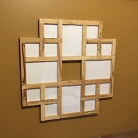 Holz Ahorn Bilderrahmen Collage Multi-Foto-Display | 5x7 & 3, 25 Öffnungen von ZimWoodworking