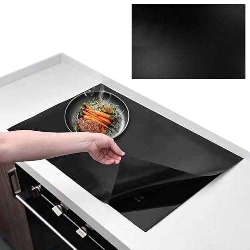 Zimoer 40x60cm Silikon Induktionskochfeld Schutzmatte, Induktion Herdschutz Matte, Rutschfest Induktionsmatte, Abdeckung Induktionskochfeld, Wärmeisolierte Pad für Induktionsherd (Magnetisch) von Zimoer