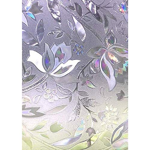 Zindoo 3D ohne Klebstoff Fensterfolie Dekorfolie Sichtschutzfolie Blumen Tulpe Privatsphäre Schutz Fenster Folie für Heim Kueche Buero 90 * 200CM Zindoo 3D ohne Klebstoff Fensterfolie Dekorfolie Sichtschutzfolie Blumen Tulpe Privatsphäre Schutz Fenster Folie für Heim Kueche Buero 90 * 200CM von Zindoo