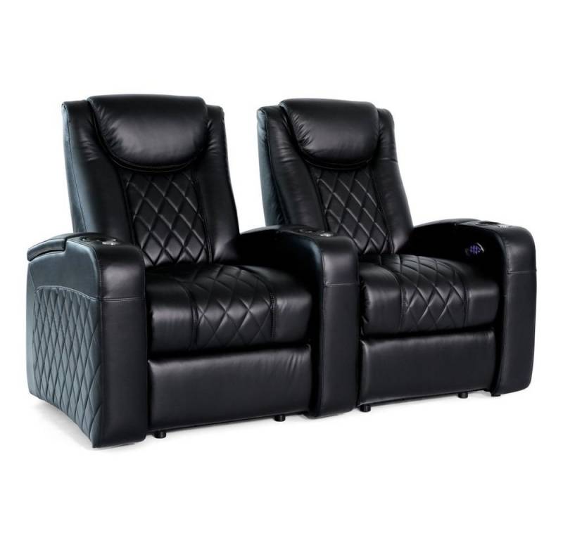 Zinea Sofa Zinea Kinosessel Emperor - 2 Sitzer - Leder, elektrisch, LED von Zinea