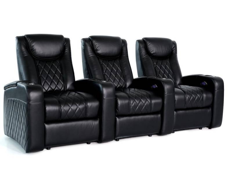 Zinea Sofa Zinea Kinosessel Emperor - 3 Sitzer - Leder, elektrisch, LED von Zinea