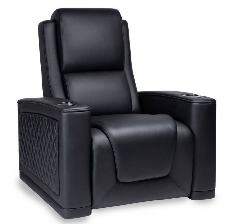 Zinea Sofa Zinea Kinosessel Prestige Dark – 1 Sitzer - Leder - elektr. - LED von Zinea