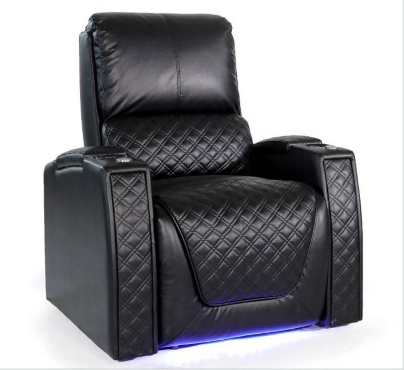 Zinea Sofa Zinea Kinosessel Queen - 1 Sitzer - Premiumleder - elektrisch - LED von Zinea