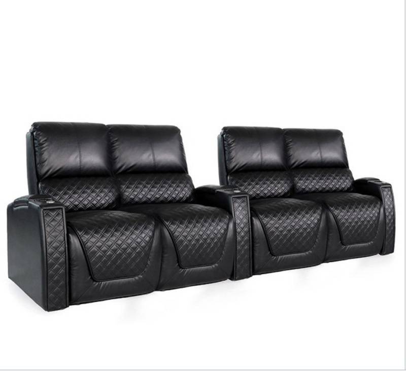 Zinea Sofa Zinea Kinosessel Queen - 4 Sitzer L L&R - Leder - elektrisch - LED von Zinea