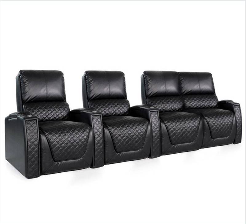 Zinea Sofa Zinea Kinosessel Queen - 4 Sitzer LR - Leder - elektrisch - LED von Zinea
