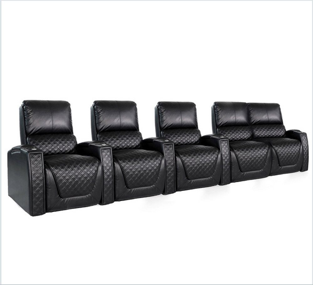 Zinea Sofa Zinea Kinosessel Queen - 5 Sitzer LR - Leder - elektrisch - LED von Zinea