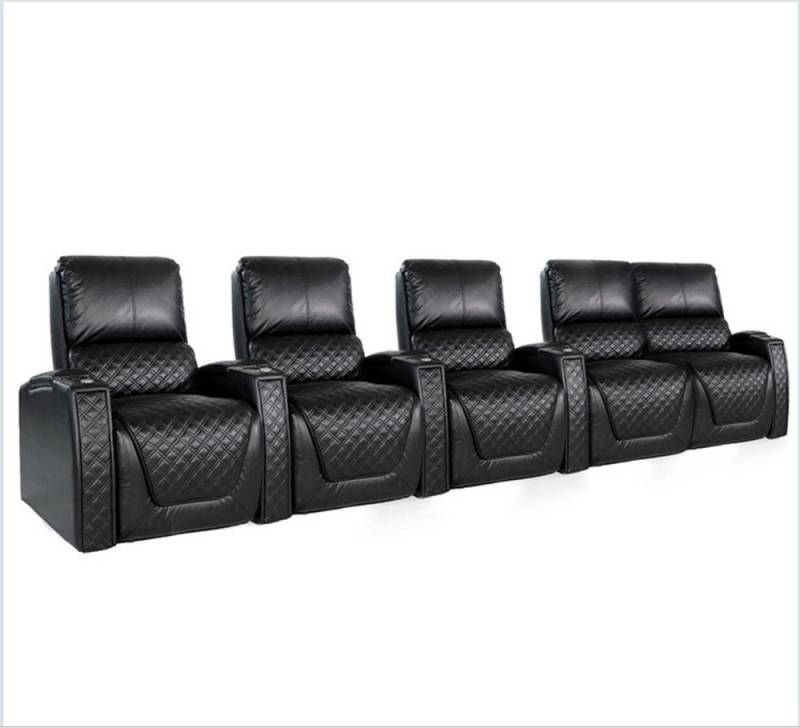 Zinea Sofa Zinea Kinosessel Queen - 5 Sitzer LR - Leder - elektrisch - LED von Zinea