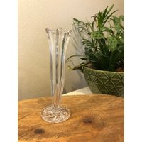 Vintage Kristall Vase Tischdekoration von ZingoFinds