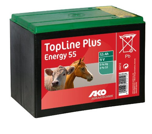 AKO Fencing Batterie 9 V, 55 Ah Topline Plus Energy 55 von AKO Fencing