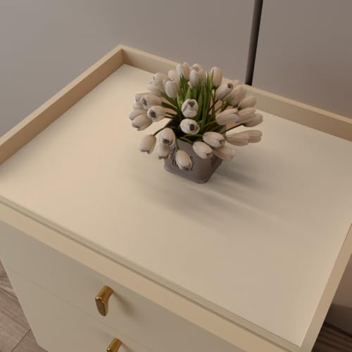 Zinkooat Nachttisch-Abdeckung für die Oberseite: 30,5 x 61 cm, wasserdicht, leicht zu reinigen, kann Fehler verdecken, schützt die Tischplatte vor Kratzern, die beim Essen verwendet werden von Zinkooat