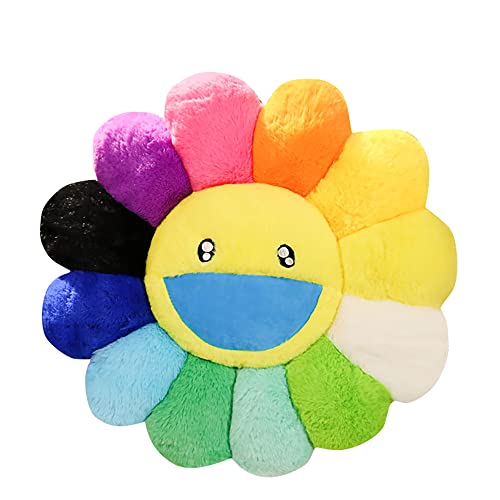 Zinsale Niedliches BlumenBodenkissen, Überwurfkissen, IndieRaumdekoration, Kissen für Teenager, Tweens, Mädchen, Plüsch, Stofftier für Kinder, Lesen, Necke,Schlafzimmer (40CM, 7 Farben) von Zinsale