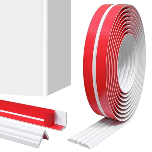 Kantenschutz Wand, Kantenschutz Selbstklebend für Eckenschutz & Dekoration - Geeignet für Türen, Fenster, Wände und Böden - Schälen und Aufkleben Weichsockelleiste Selbstklebend für Oberflächen Kantenschutz Wand, Kantenschutz Selbstklebend für Eckenschutz & Dekoration - Geeignet für Türen, Fenster, Wände und Böden - Schälen und Aufkleben Weichsockelleiste Selbstklebend für Oberflächen von Zinueen