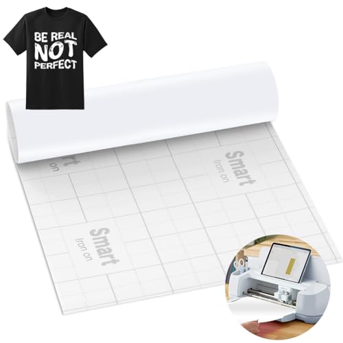 Weiß Smart Iron on für Cricut Explore 3/Maker 3, Smart Heat Transfer Vinyl Rollen HTV 33x200cm Smart Iron on Vinylfolie Plotter Selbstklebend PU Plotterfolie Textil für DIY Stoffe T-Shirts Weiß Smart Iron on für Cricut Explore 3/Maker 3, Smart Heat Transfer Vinyl Rollen HTV 33x200cm Smart Iron on Vinylfolie Plotter Selbstklebend PU Plotterfolie Textil für DIY Stoffe T-Shirts von Zinueen