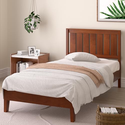 ZINUS Vivek 30 cm Deluxe-Plattformbettrahmen aus Holz mit Kopfteil | Holzlattenunterstützung | Einfache Montage | 100 x 200 cm | Antik-Espresso ZINUS Vivek 30 cm Deluxe-Plattformbettrahmen aus Holz mit Kopfteil | Holzlattenunterstützung | Einfache Montage | 100 x 200 cm | Antik-Espresso von Zinus