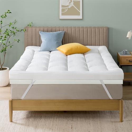 Zinus Bamboo Mattress Toppe Topper, Polyester, Weiß, 190 x 140 cm Zinus Bamboo Mattress Toppe Topper, Polyester, Weiß, 190 x 140 cm von Zinus