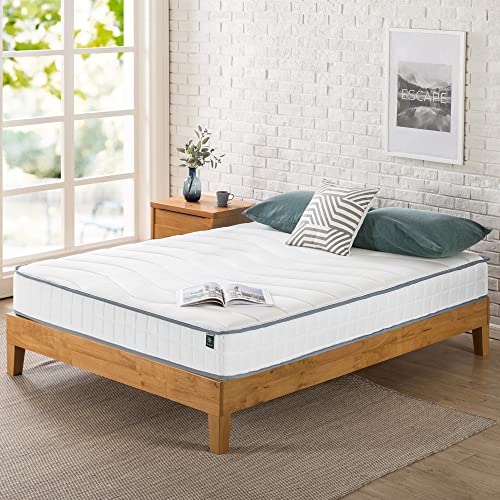 Zinus Bonnel Mattress, Coil/Foam/Fabric, weiß, 150 x 200 cm von Zinus