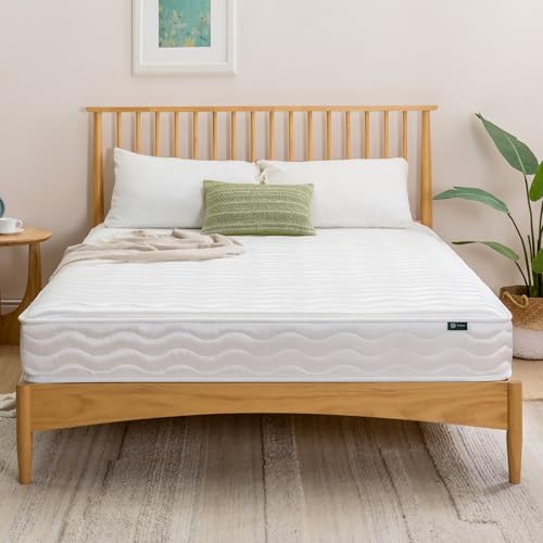 Zinus Doppelmatratze – Bonnel Spring – 135 x 190 cm – Komfortschaum – 20 cm Höhe – mittlere Festigkeit, Weiß Zinus Doppelmatratze – Bonnel Spring – 135 x 190 cm – Komfortschaum – 20 cm Höhe – mittlere Festigkeit, Weiß von Zinus