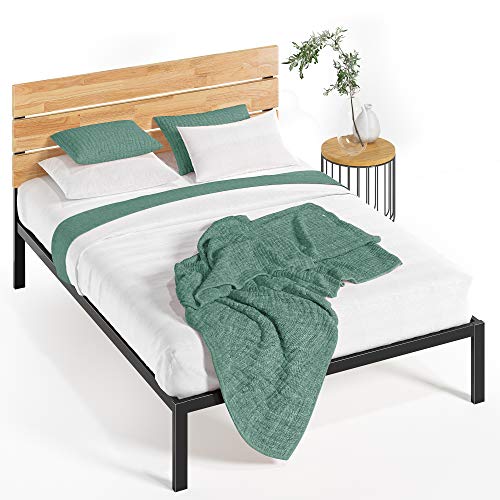 Zinus EU-HBPBA-14K Platform Bed with Wood Slat, Metal, Single von Zinus