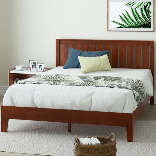 Zinus EU-PWPBBHE-12L Wood Platform Bed with Headboard, Single von Zinus