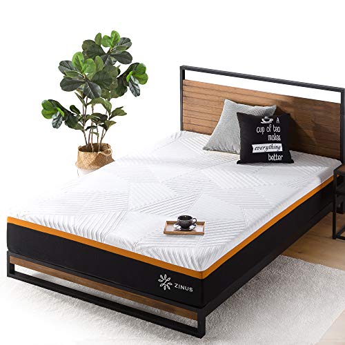 Zinus Hybrid Spring Mattress, Coile/Foam/Fabric, 180 x 200 x 25,5 cm von Zinus